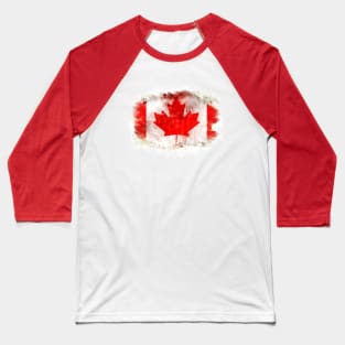 CANADA National flag watercolor artwork Baseball T-Shirt